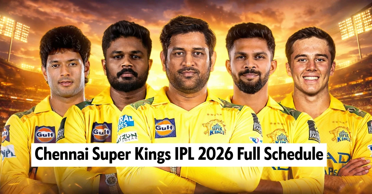 Calendario completo de Chennai Super Kings IPL 2026: fechas, horarios y lugares de los partidos del CSK