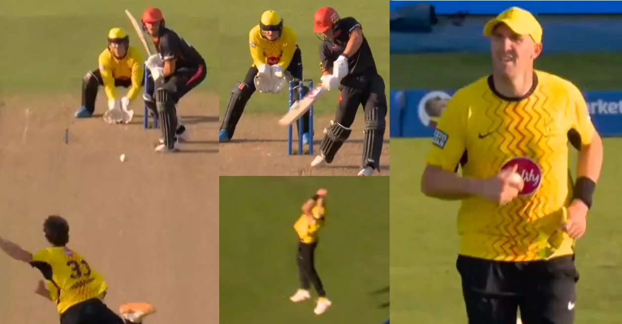 MIRAR: Craig Overton hace una atrapada fenomenal desde el límite para vencer a Will Smeed mientras BPH supera a TRT en The Hundred Men’s 2026
