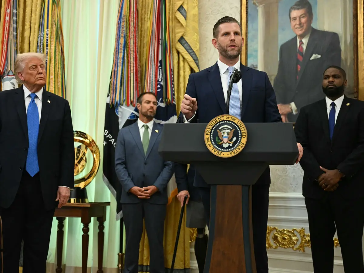 Eric Trump lanzó Trump Vodka antes de la temporada navideña