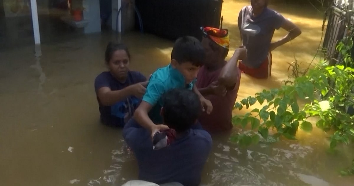 Se realizan esfuerzos de recuperación de inundaciones en Sri Lanka después del ciclón Ditwah
