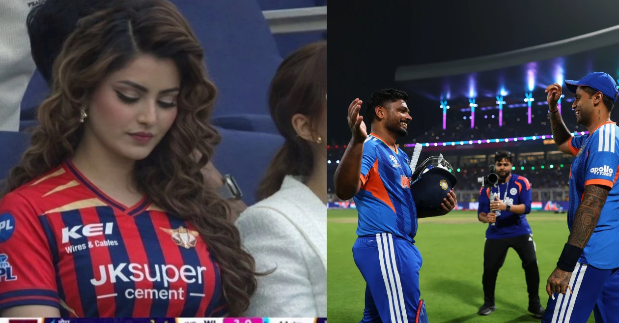 Verificación de hechos: ¿La actriz Urvashi Rautela apoyó al equipo de India en Eden Gardens con una camiseta de LSG durante el partido de la Copa Mundial T20 contra las Indias Occidentales?