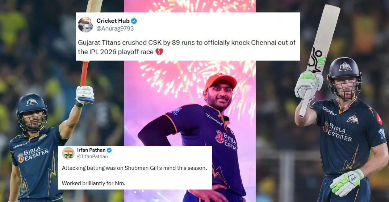 Los fanáticos estallan cuando el trío de GT Shubman Gill, Sai Sudharsan y Jos Buttler eliminan al CSK de la IPL 2026
