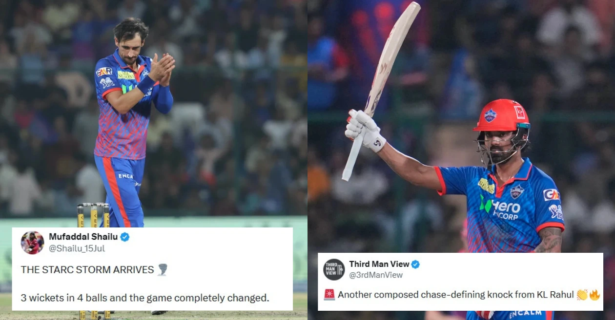 Los fanáticos estallan cuando Mitchell Starc y KL Rahul impulsan a DC hacia una contundente victoria sobre RR en IPL 2026