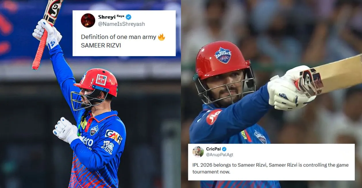 Los fanáticos estallan cuando el ardiente golpe de Sameer Rizvi impulsa a DC a una contundente victoria sobre MI en IPL 2026
