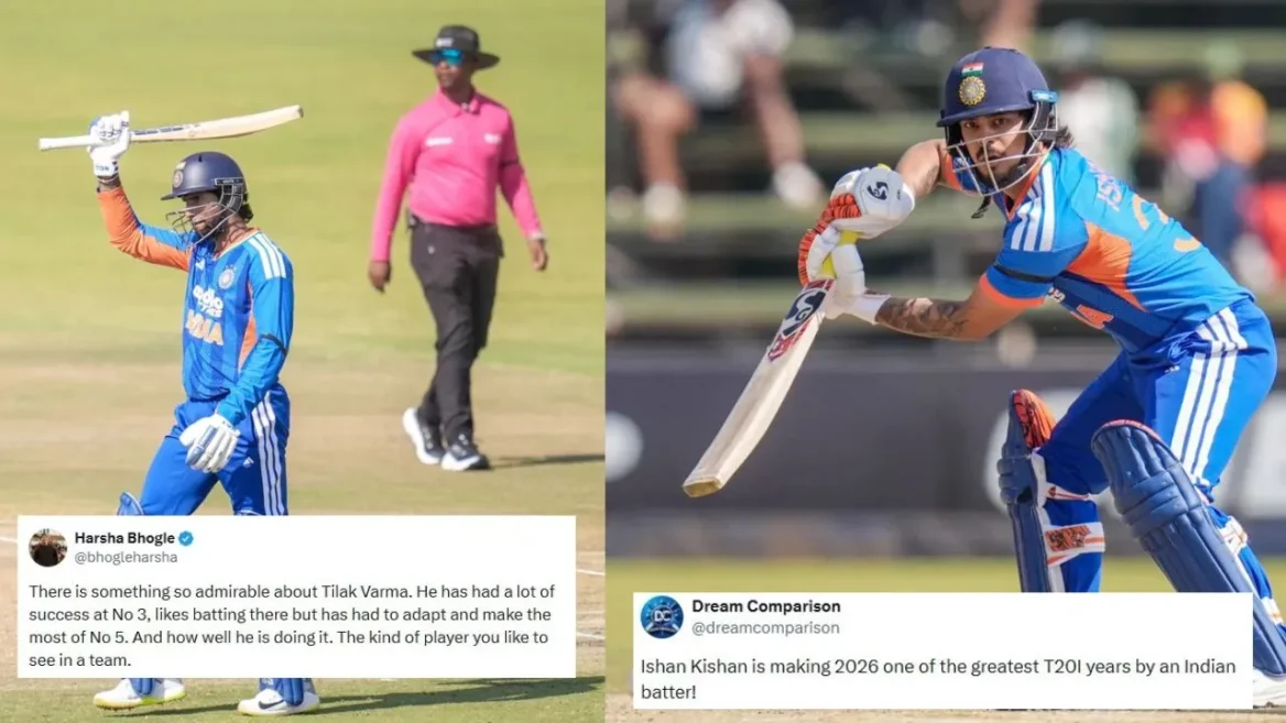 Los fanáticos rompieron a llorar cuando los impresionantes golpes de Ishan Kishan y Tilak Varma ayudaron a India a aplastar a Zimbabwe y sellar la serie T20I.