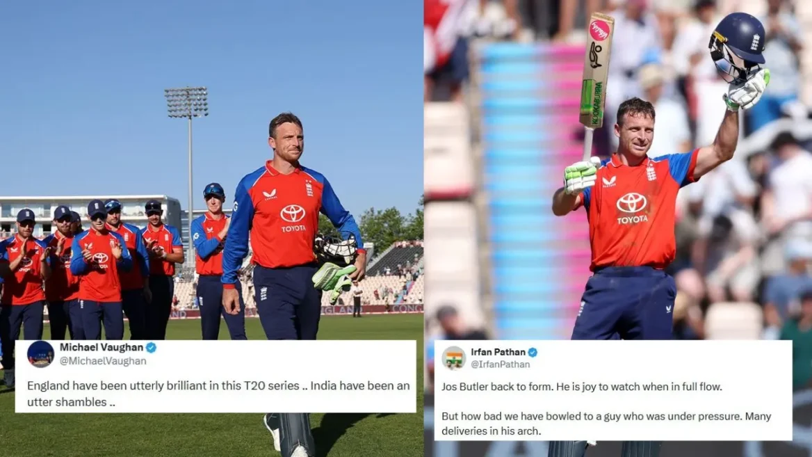 Los fanáticos se regocijan cuando el impresionante siglo de Jos Buttler sella la serie histórica de Inglaterra que blanquea a la India.