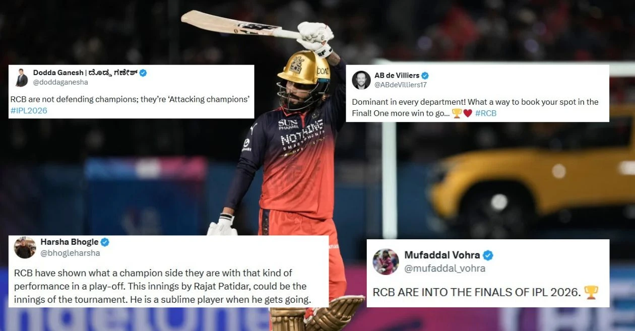 Los fanáticos enloquecen cuando la increíble actuación de Rajat Patidar ayudó a RCB a sellar el último lugar en la IPL 2026 con una victoria dominante sobre GT en el Clasificatorio 1.