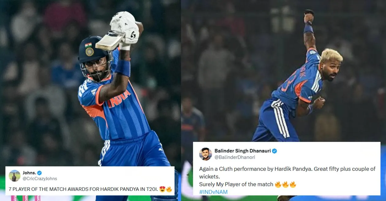 Los fanáticos se vuelven locos cuando los actos heroicos de Hardik Pandya llevan a India a un impresionante triunfo sobre Namibia en la Copa Mundial T20 2026.