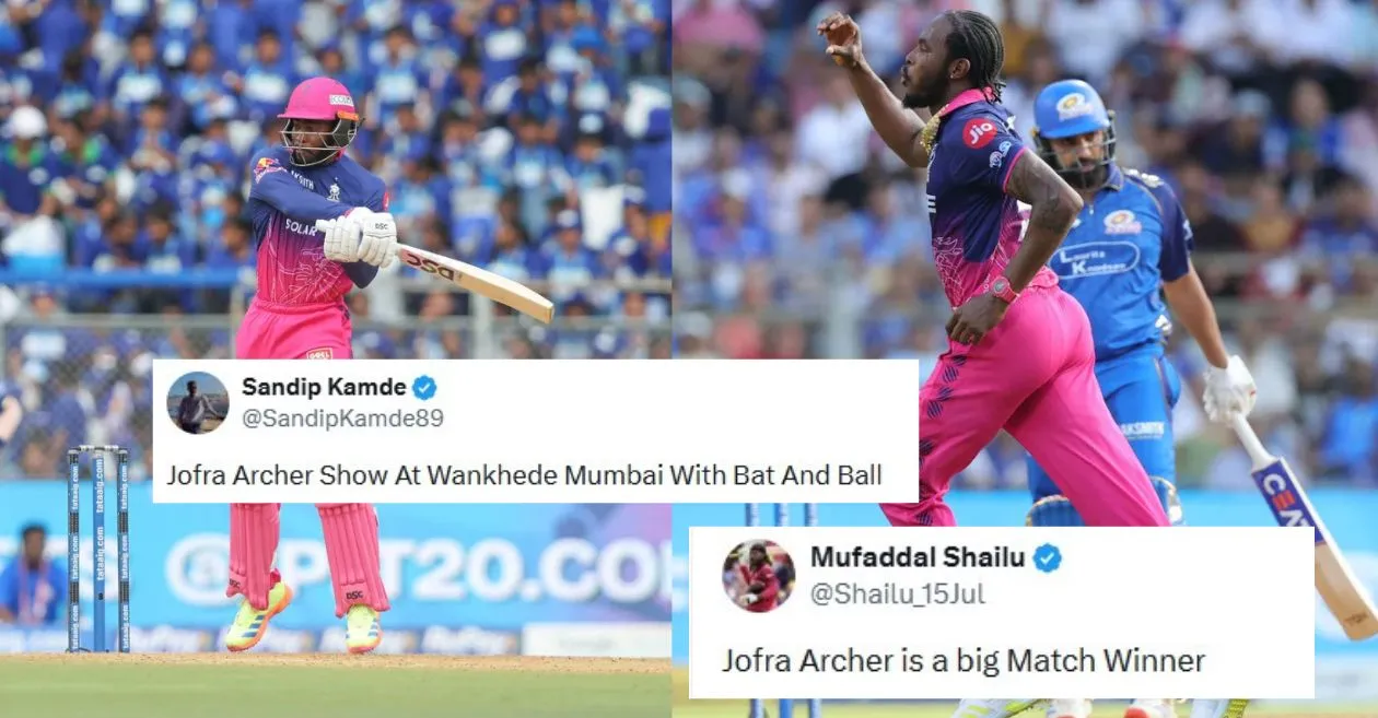 Los fanáticos se vuelven locos cuando el desempeño completo de Jofra Archer lleva a RR a los playoffs de IPL 2026
