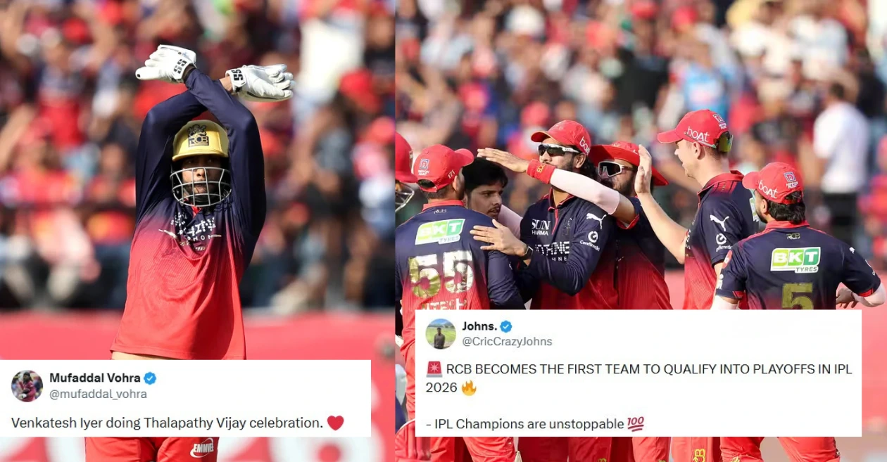 Los fanáticos se vuelven locos cuando las impresionantes entradas de Venkatesh Iyer llevan a RCB a los playoffs de IPL 2026 con una victoria crucial sobre PBKS