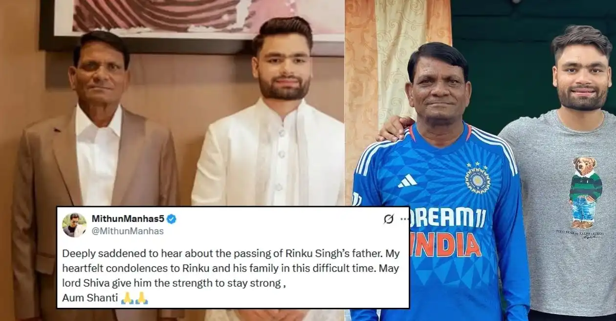 Los aficionados lamentan la trágica muerte del padre de Rinku Singh durante el Mundial T20 2026