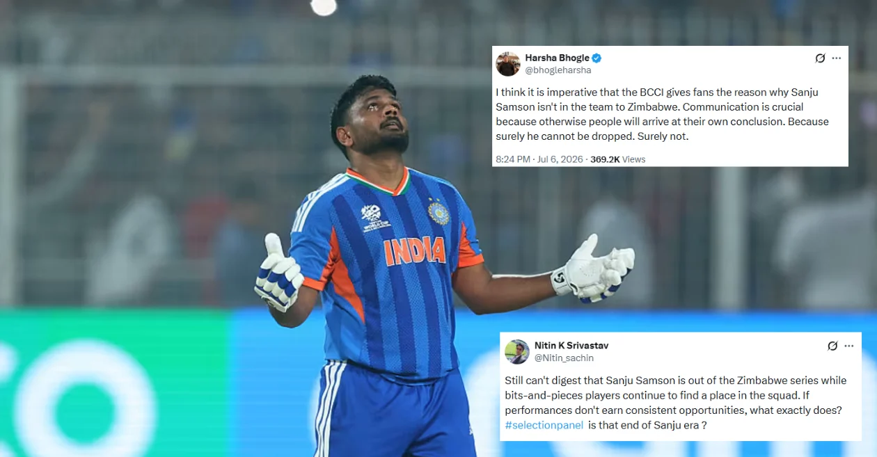 Los fanáticos critican al BCCI después de que Sanju Samson dejara el equipo indio T20I para la serie de Zimbabwe