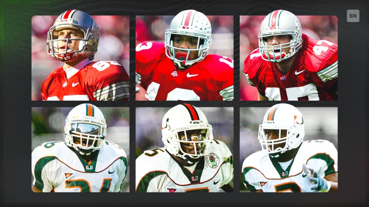 Revisando el juego de campeonato BCS Miami vs. Ohio State de 2003 con una colección absurda de selecciones del draft de la NFL