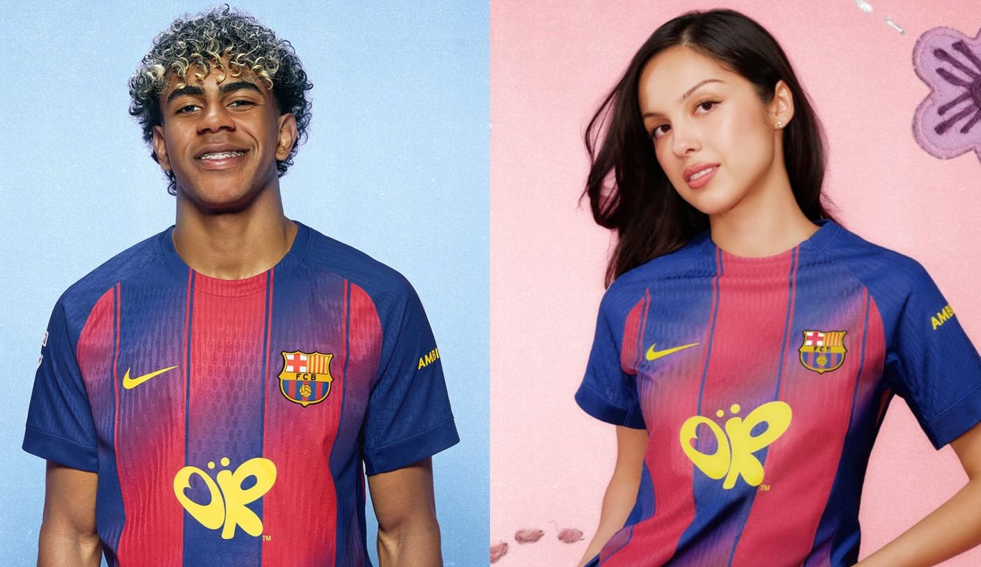 ¡“Brutal” para el Barcelona! Olivia Rodrigo inspira la equipación clásica ante el Real Madrid
