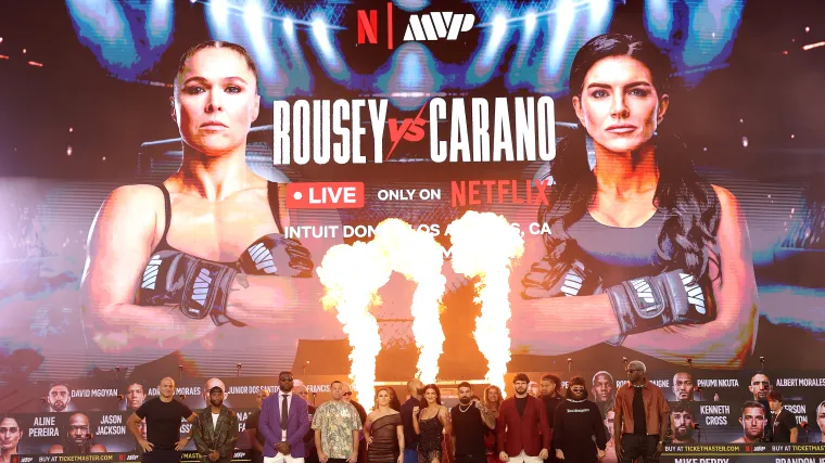 Asistencia de Ronda Rousey vs. Gina Carano: cómo los asientos Intuit Dome confundieron a los fanáticos y dificultaron las estimaciones de la multitud