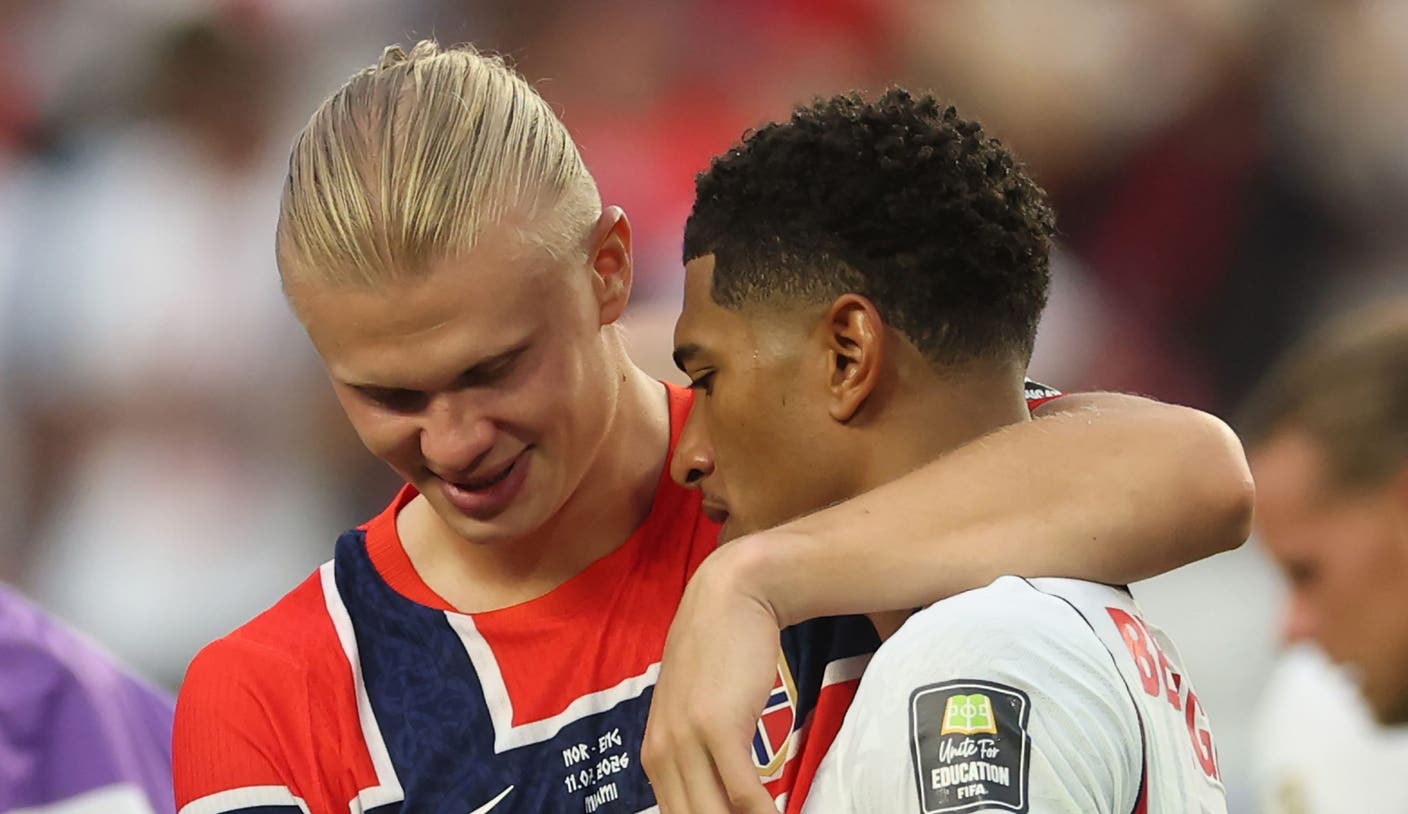Erling Haaland dice que Inglaterra es “afortunada de tener” a Jude Bellingham después de las hazañas de la Copa del Mundo