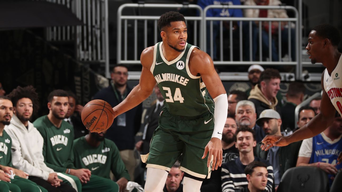 Giannis Antetokounmpo vuelve a lesionarse y abandona el partido con una distensión en la pantorrilla derecha