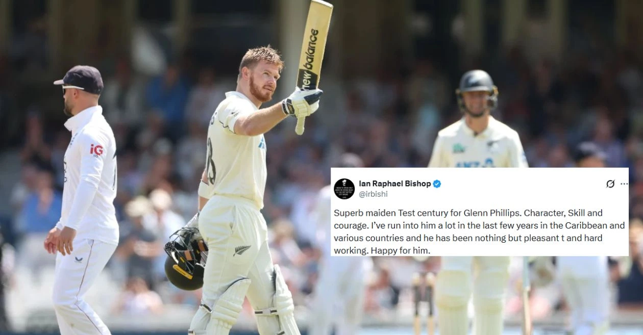 Los fanáticos se vuelven locos cuando Glenn Phillips alcanza su primer siglo en el segundo día de la Prueba Oval – ENG vs New Zealand
