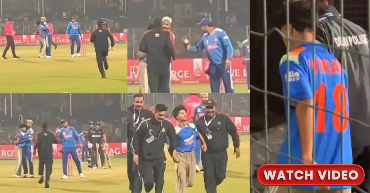 Copa del Mundo T20 2026 (MIRAR): Suryakumar Yadav detiene la seguridad para permitir que un fan con la camiseta de Virat Kohli se reúna con Hardik Pandya durante el partido IND vs NAM