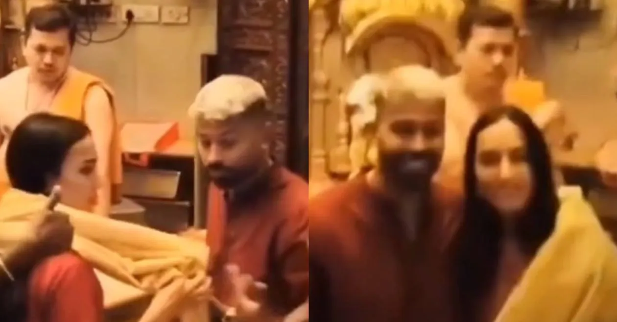 Copa del Mundo T20 2026 (MIRAR): Hardik Pandya visita el templo de Siddhivinayak con su novia Mahieka Sharma antes del choque de semifinales