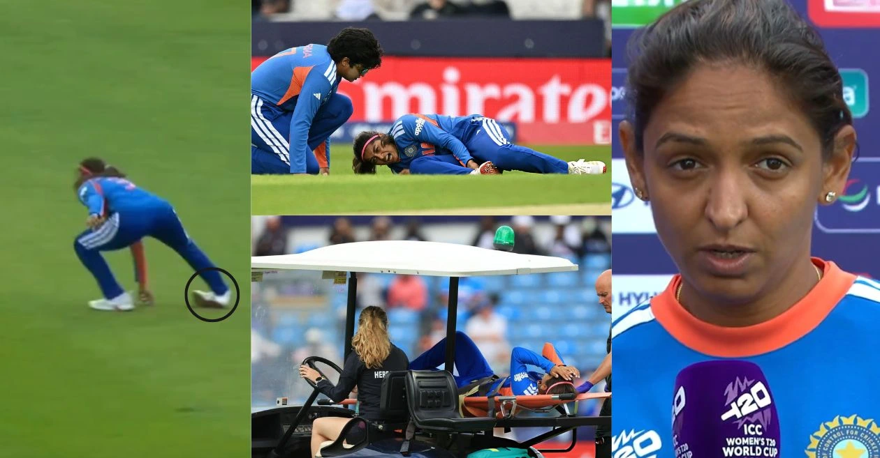 Harmanpreet Kaur proporciona información actualizada después de que Shreyanka Patil sufriera una extraña lesión en el choque IND vs NED durante la Copa Mundial Femenina T20 2026