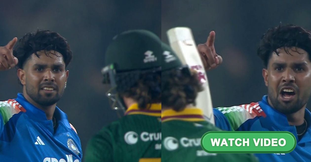 IND vs SA (MIRAR): Harshit Rana despide agresivamente a Dewald Brevis después de despedirlo durante Ranchi ODI