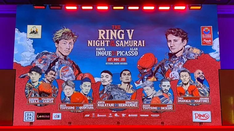 Naoya Inoue vs. Alan Picasso actualizaciones en vivo, resultados y momentos destacados mientras la estrella libra por libra encabeza la cartelera Ring V: Night of the Samurai
