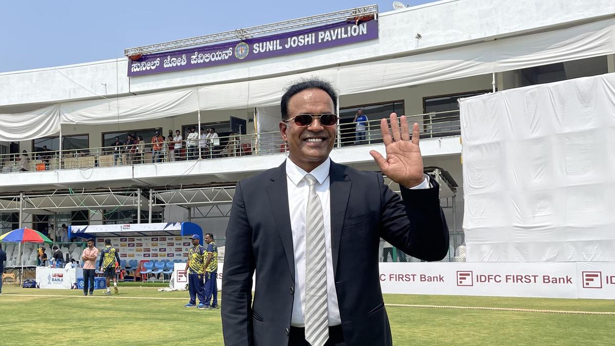 Sunil Joshi, ex spinner de India y Karnataka, extendió sus felicitaciones en Hubballi