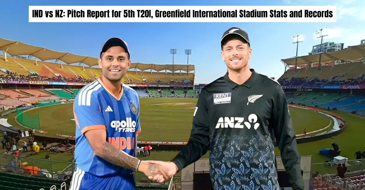 IND vs NZ: Informe de lanzamiento para el quinto T20I, estadísticas y registros del Greenfield International Stadium