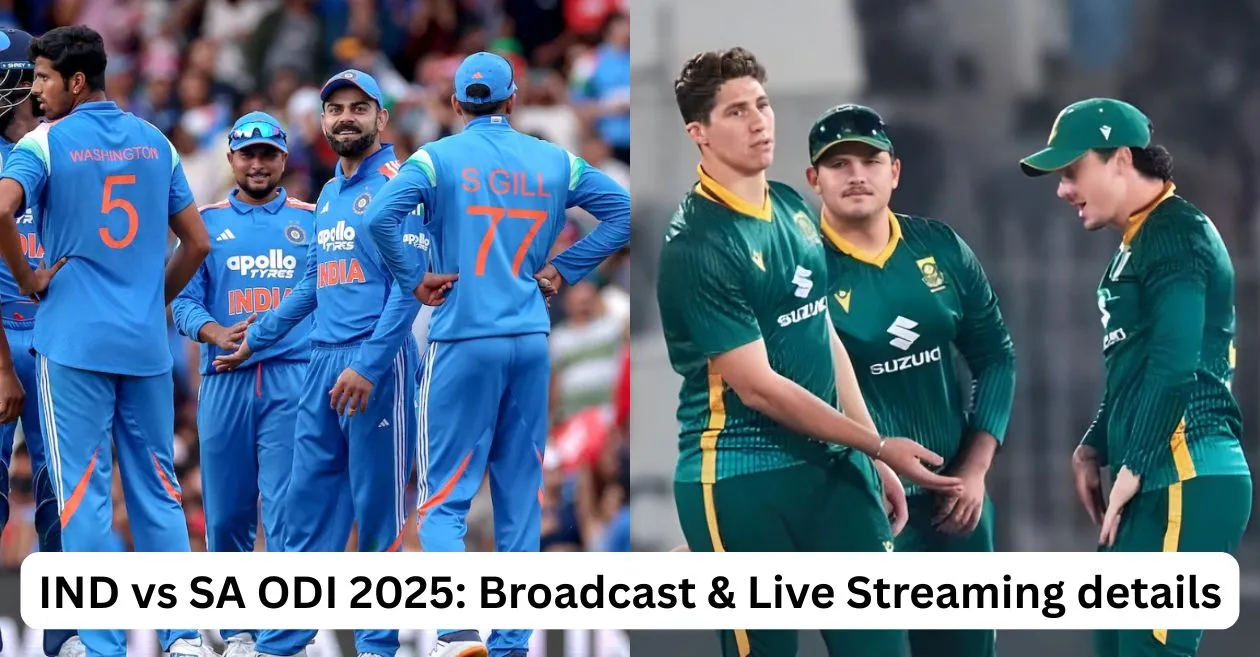 IND vs SA ODI 2025: transmisión, detalles de la transmisión en vivo: cuándo y dónde mirar en India, EE. UU., Sudáfrica, Reino Unido y otros países