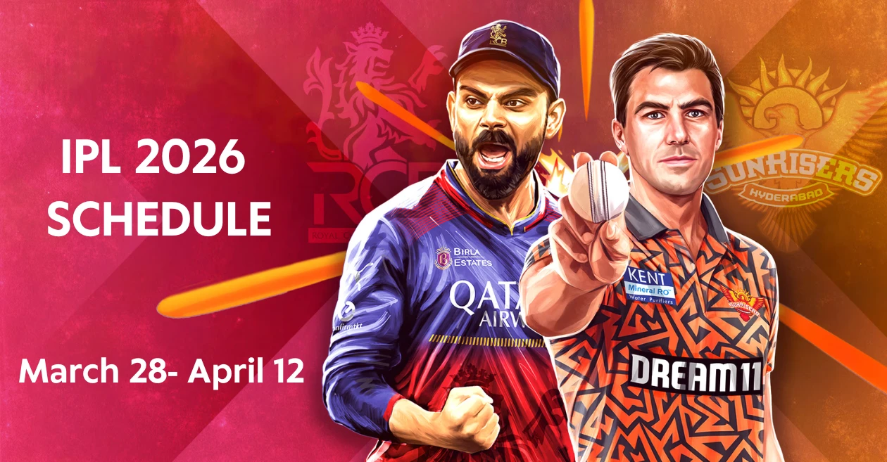 IPL 2026: BCCI anuncia el calendario de la primera etapa; RCB se enfrentará a SRH en la contienda inaugural