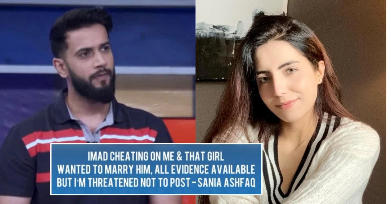 Imad Wasim enfrenta cargos de trampa por su divorcio de su esposa Sannia Ashfaq