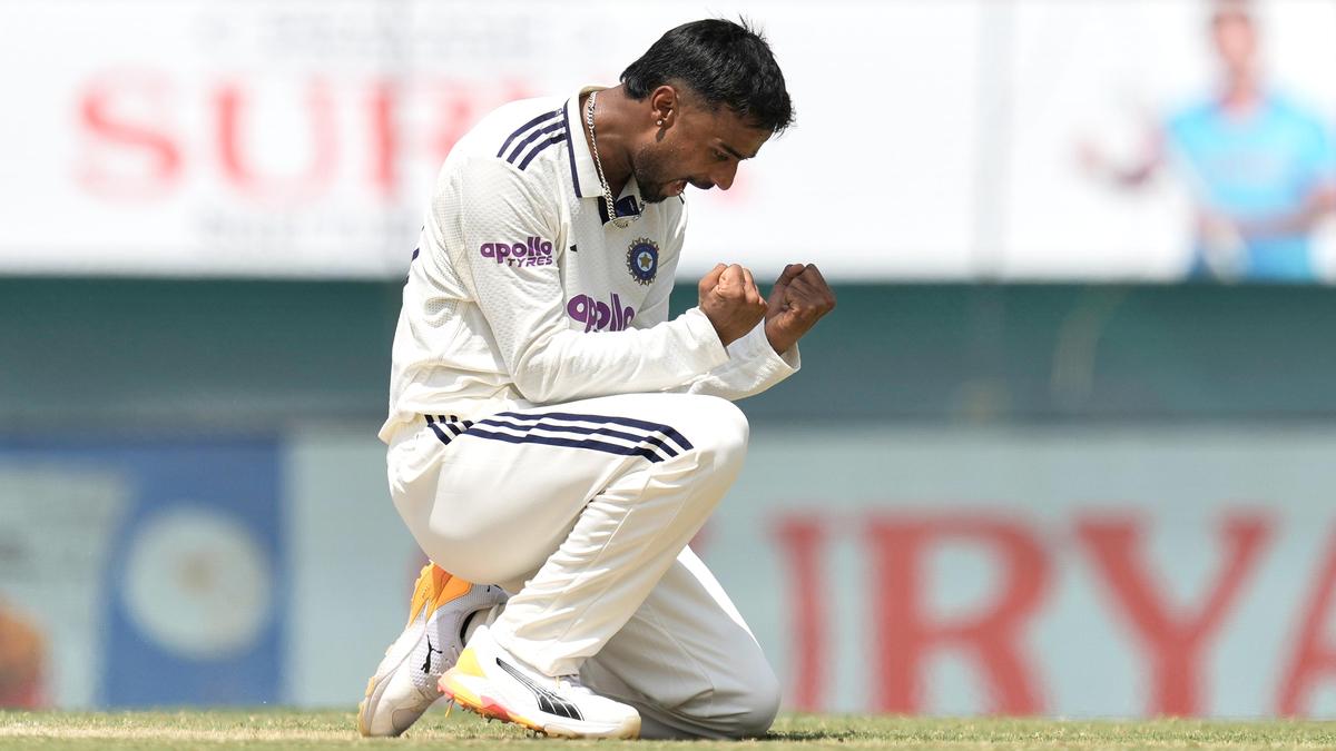 IND vs AFG: Manav Suthar elige cinco terrenos en el debut de la prueba