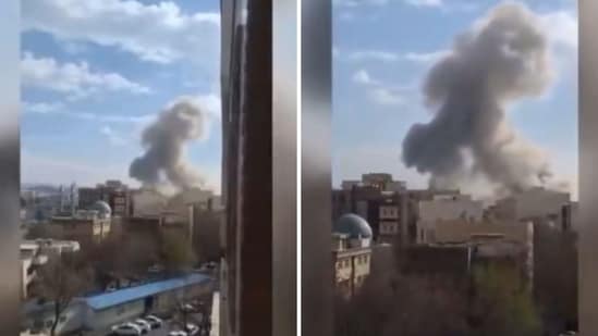 Israel ataca a Irán: un espeso humo cubre el cielo de Teherán tras un ataque contra el complejo del Ministerio de Inteligencia. Mirar