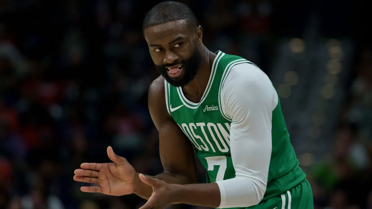 Jaylen Brown describe el traspaso a los Philadelphia 76ers en una palabra
