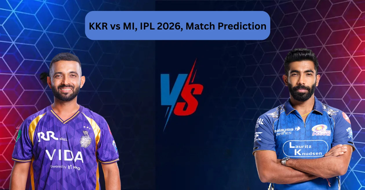 KKR vs MI, IPL 2026, predicción del partido: ¿Quién ganará el partido de hoy entre Kolkata Knight Riders y Mumbai Indians?
