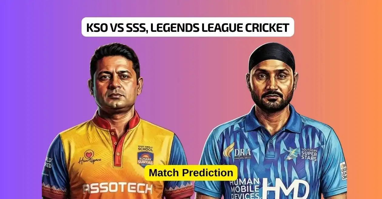 KSO vs SSS, Predicción del partido Legends League Cricket 2026: ¿Quién ganará el partido de hoy entre Konark Suryas Odisha y Southern Super Stars?