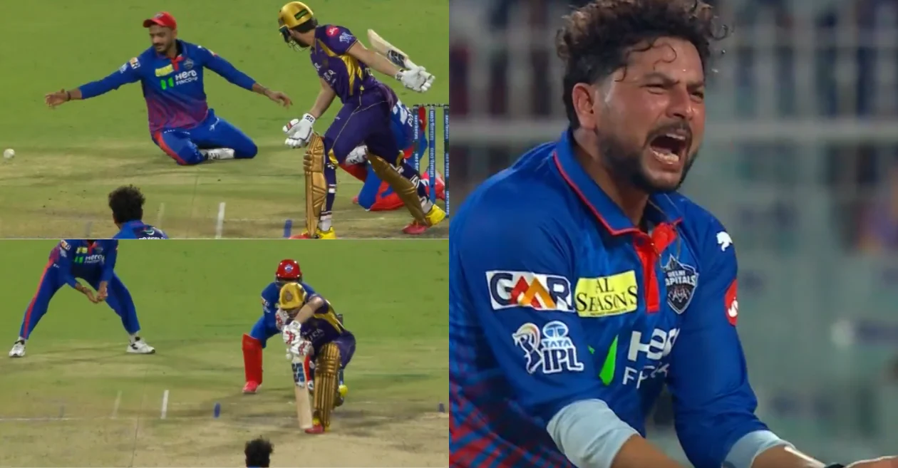 IPL 2026 (MIRAR): Kuldeep Yadav se enfurece después de que un receptor atrapado lo privara de un hat-trick en el partido KKR vs DC
