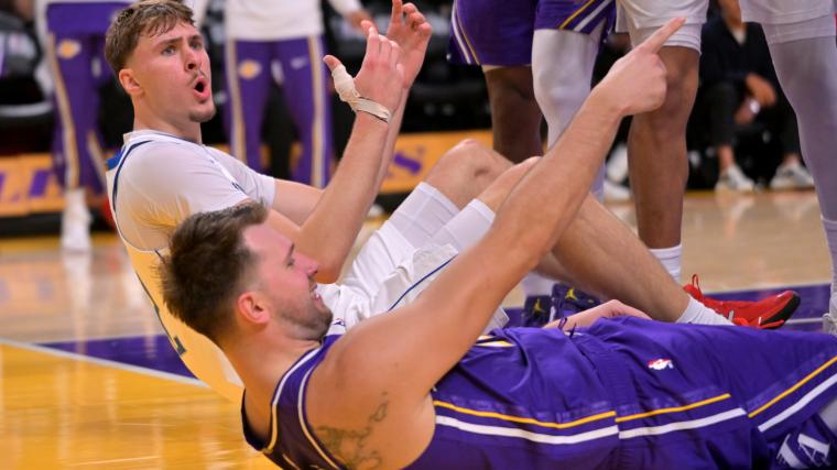 Lakers Luka Doncic elogia a Mavericks Cooper Flagg después del enfrentamiento