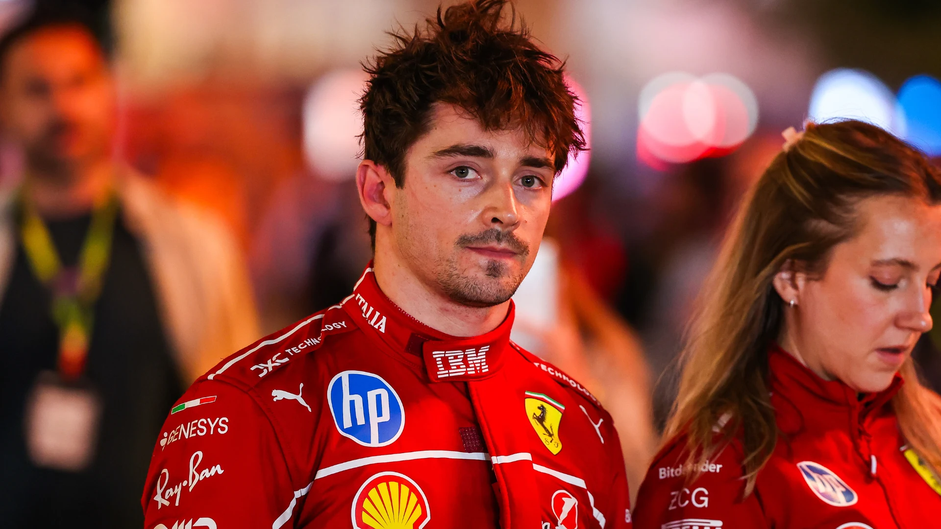 Leclerc y Hamilton lucharon en la clasificación del Gran Premio de Qatar