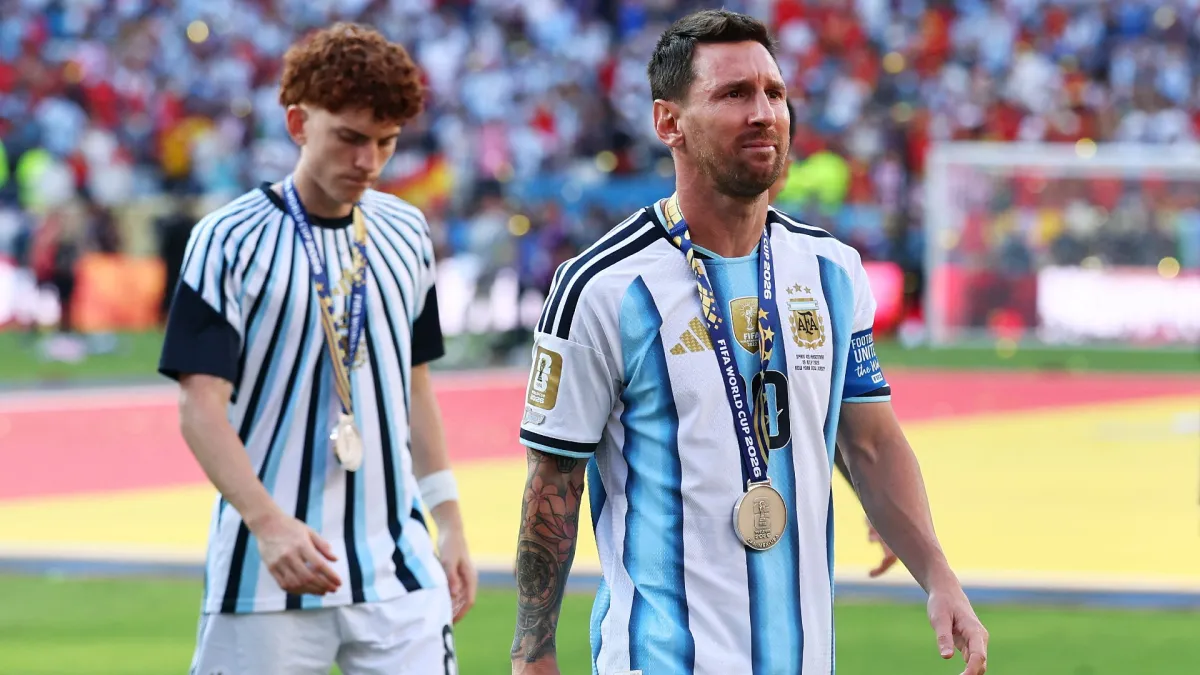 Mira cómo Lionel Messi se emociona después de perder ante España en el último partido de la leyenda de la Copa del Mundo