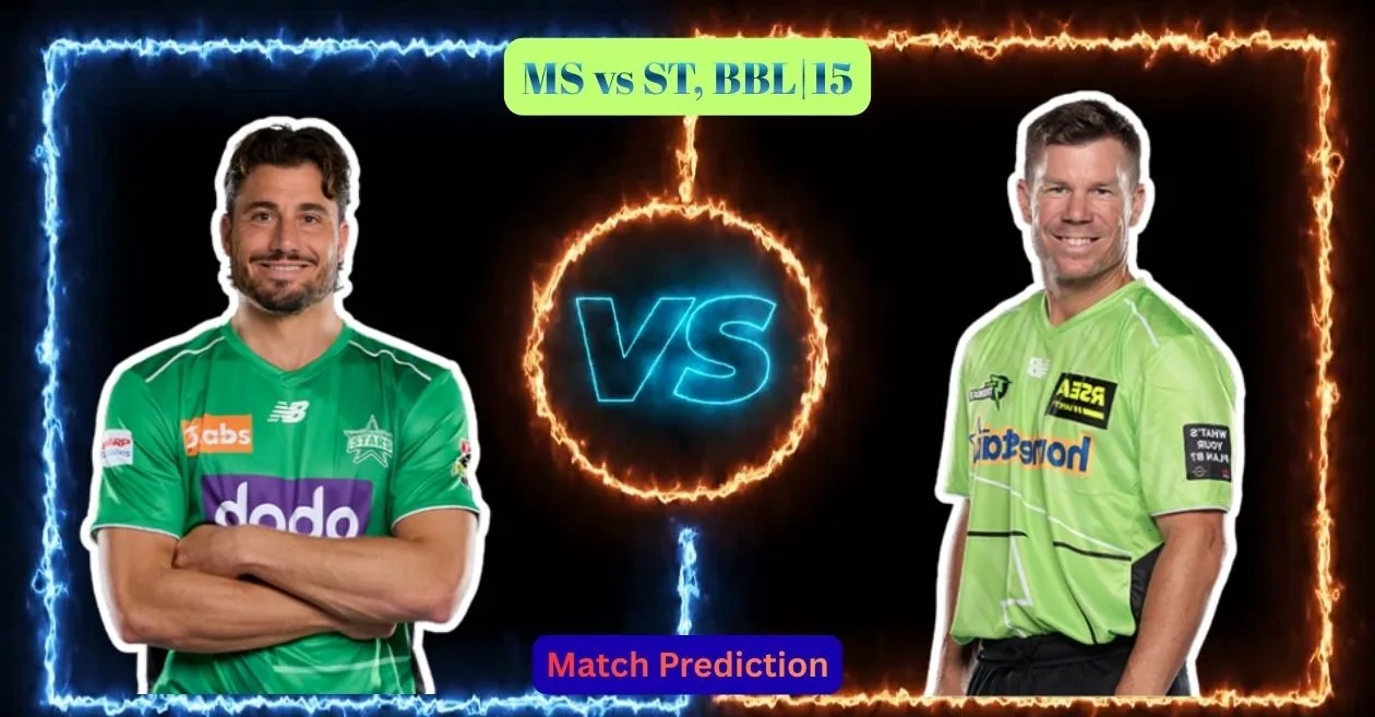MS vs ST, BBL|15, predicción del partido: ¿Quién ganará el partido de hoy entre Melbourne Stars y Sydney Thunder?