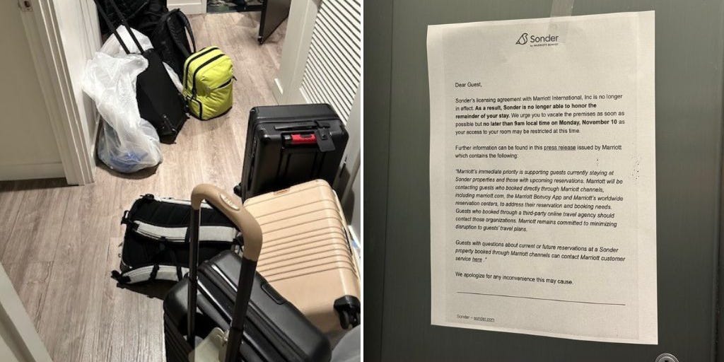 Los huéspedes de Marriott se enfrentaron a la confusión tras el anuncio de quiebra de Sonder