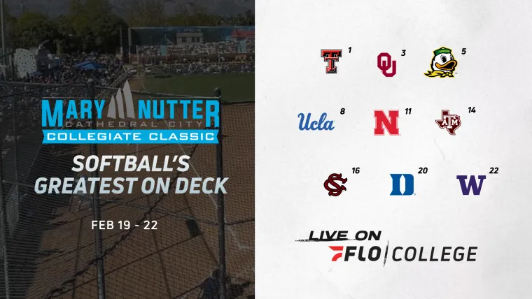Dónde ver el softbol Mary Nutter Collegiate Classic: calendario completo, canales de TV, transmisión en vivo para el torneo 2026