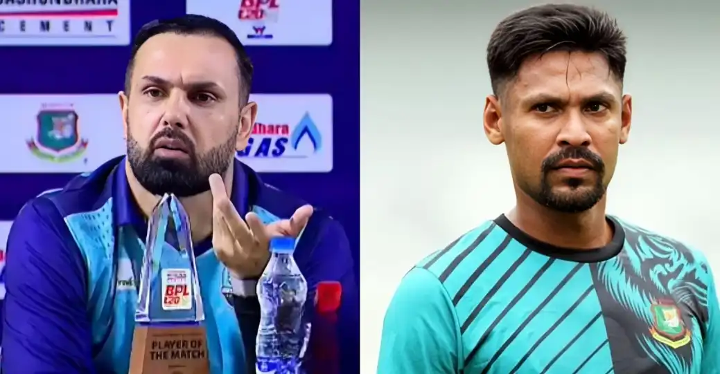 MIRAR: Mohammad Nabi claramente irrita con una pregunta sobre la saga IPL 2026 de Mustafizur Rahman