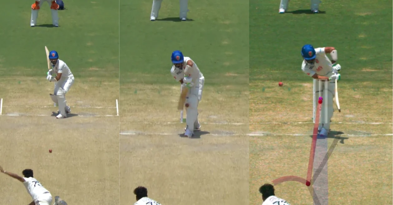 MIRAR: Mohammed Siraj atrapa a Abdul Malik LBW con un melocotón en el día 3 de la prueba única IND vs AFG