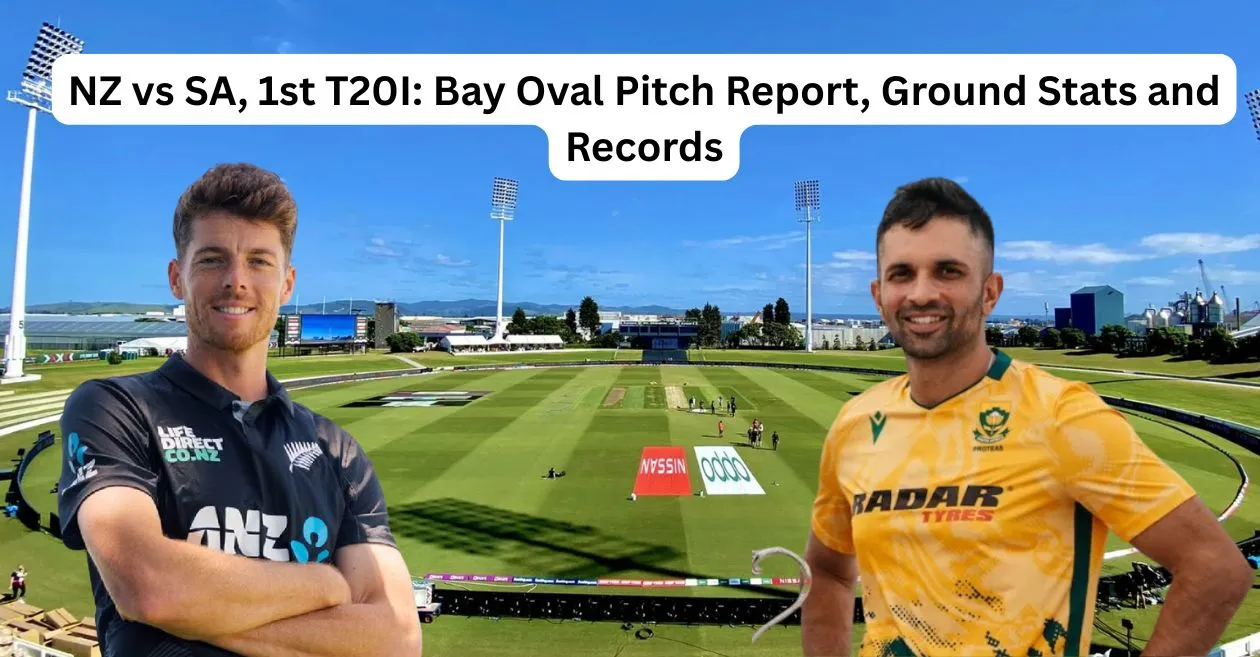 NZ vs SA, 1er T20I: Informe de lanzamiento de Bay Oval, estadísticas y récords de T20