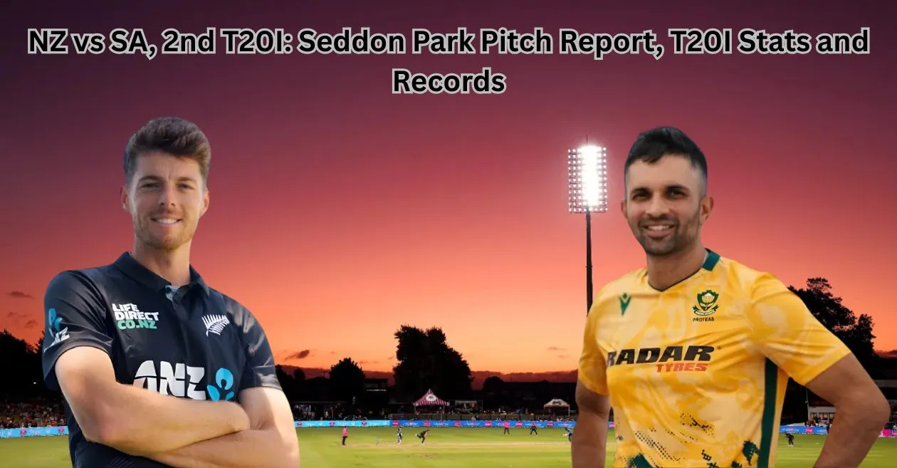 NZ vs SA, 2do T20I: informe de lanzamiento de Seddon Park, estadísticas y registros de T20I