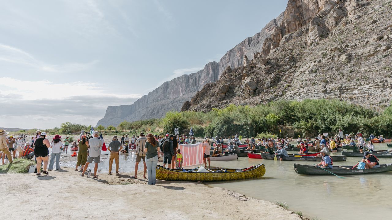 El inminente desastre del muro fronterizo de Texas en Big Bend