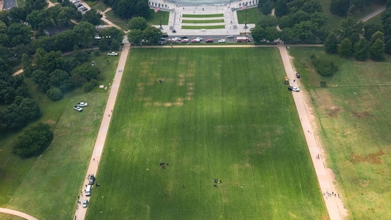 ¿Qué es la marca “8647” en los terrenos del National Mall en Washington? Investigación en curso